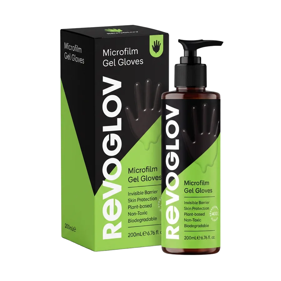 RevoGlov microfilm gel gloves pack shot